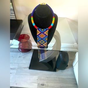 Handmade fine beaded necklace/choker